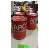 Motor oil - nine quarts of Arco SAE 30 with filler