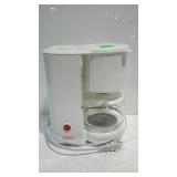 Premium four cup coffee maker.