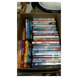 DVDs including some Disney and other kids movies.