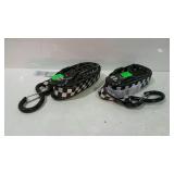 Two 800lb ratchet straps.