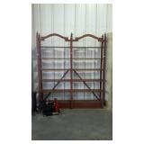 Wall unit storage shrlf, double wide style real