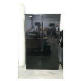 Clothing Armoire, black lacquer finish with