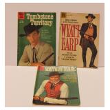 Three Dell Comic Books -Dell Western Adventure -