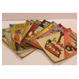 Fourteen Dell 10 & 15 cent Comics - Walt Disney