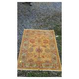 Look here guys early small room rug has flower