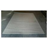 Brown home decor designer rug, measures 128