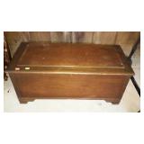 Cedar Blanket chest, cedar lined with mahogany