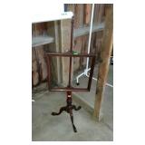 Fireplace screen stand, nice mahogany finished