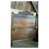 Victorian Bed high back headboard with low