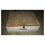 Wood hardware organizer box, made from pine