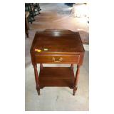 1971 Henkel & Harris Black Cherry Bedside Stand,