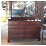 1971 Henkel & Harris Black Cherry 9 drawer