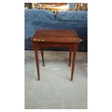 Game table with lift off lid, interior game board