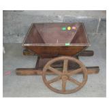 Grape grinder. Pay attention here. Have grapes?