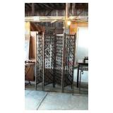 6 panel folding room decor divider screen, each