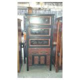 Asian themed furniture, wardrobe in design having