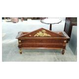 Mahogany Wardrobe Parts, having the footed base