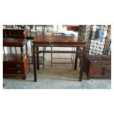 Library or den room style table, Asian decor