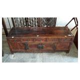 Bedroom Bed Chest, Asian decor design storage
