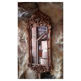 Home wall decor mirror, designers faux gilt