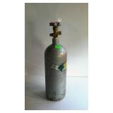 Metal tank, marked carbon dioxide, not sure of