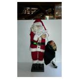 Animated Santa figure, 29" tall with box - not