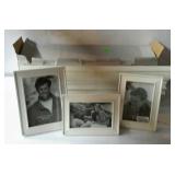 Home decor, 4-pc Ledge and frame set - new in box