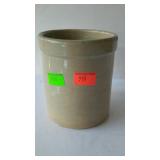 White crock - 5" diameter by 6" tall