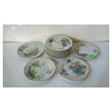 China, hand painted Kasuga Ware, set of 12