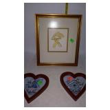 Three home decor wall prints, one "Just Good