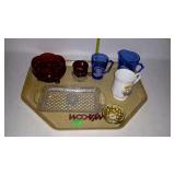 Misc - Shirley Temple mug & 4-1/2" pitcher,