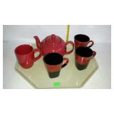 Misc, teapot and mugs - code LY