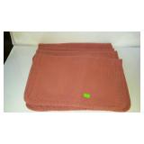 Four heavy cotton standard pillow cases by