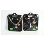 Two costume jewelry necklaces, but cruise club