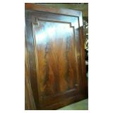 Look here, flame mahogany wall panel paneled trim