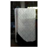 Twin size mattress and a box spring comes with