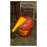 Eagle 5 gallon, metal gas can.