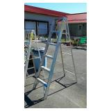 6ft aluminum step ladder, used by a painter but