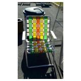 Lawn chair, aluminum frame folding chair with