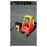 Two kids ride on toys, little ties buggy, and a