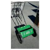 Scotts 1000 fertilizer drop spreader poly hopper