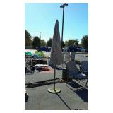 Patio umbrella with pole and base stand again