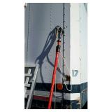 Tree limp pole trimmer with fiberglass extension