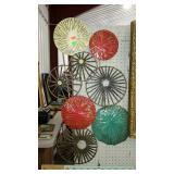Metal home decor wall art circular design- 24 x 41