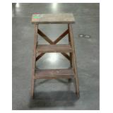 Wooden step ladder