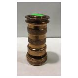 Real heavy duty fire hose nozzle, cleaned shinny