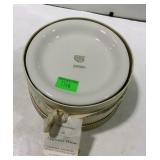 Williams & Sonoma Appetizer Plates embossed set