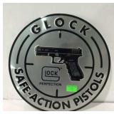 Tin reproduction sign, Glock Safe-Action Pistols