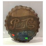 Pepsi-Cola bottle cap metal sign nice rusty decor