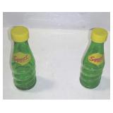 Squirt advertising salt and pepper shakers
